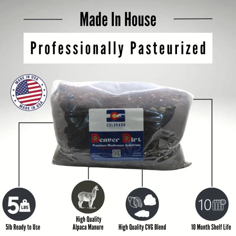 4 pack 20lbs denver dirt premium mushroom substrate - image 2