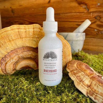 Organic Reishi Mushroom Tincture 2oz. - Image 1