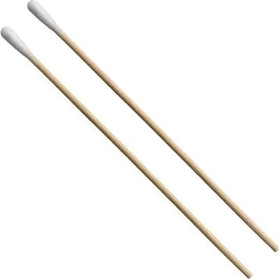 6 sterile cotton wood swabs - hero image