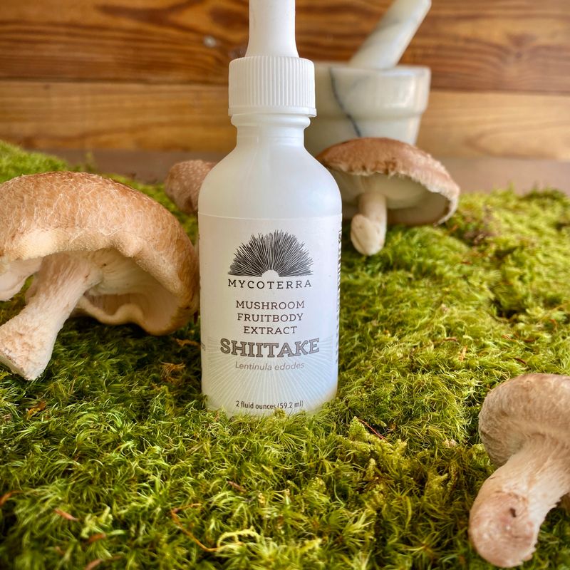 Organic Shiitake Mushroom Tincture 2oz. - Image 1