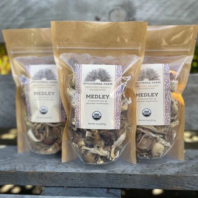 Certified Organic Dried Mushroom Medley - Image 1