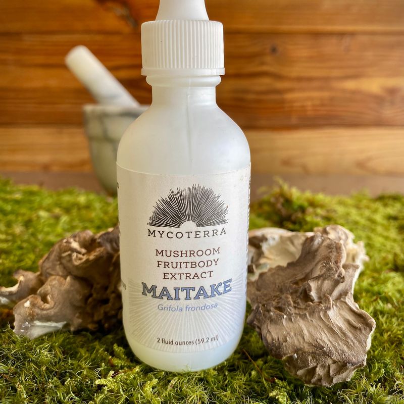 Organic Maitake Mushroom Tincture 2oz. - Image 1
