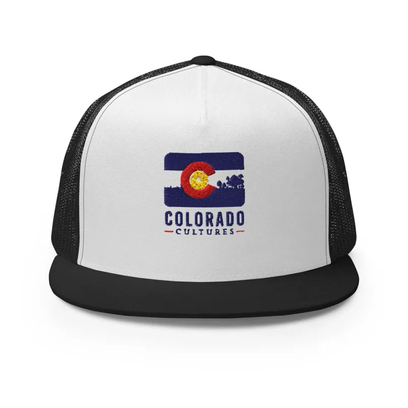 colorado cultures embroidered trucker cap - hero image