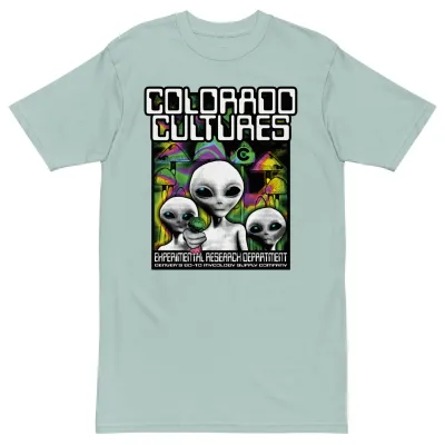 colorado cultures experimental research dept t shirts - hero image