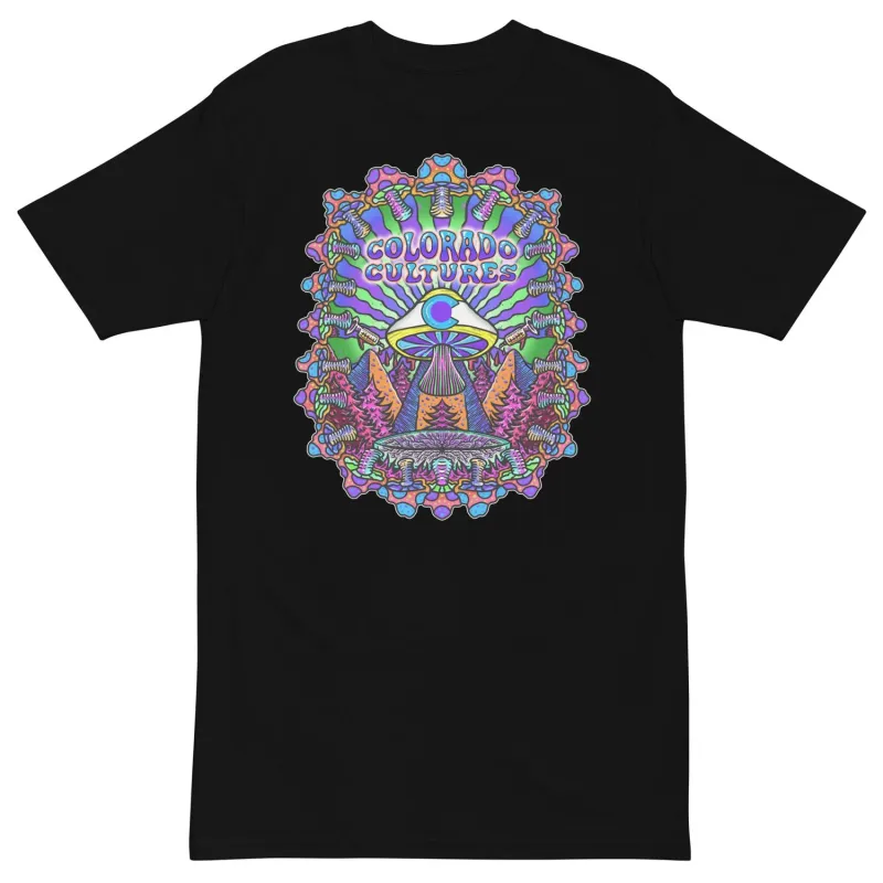 colorado cultures mountains mushrooms t shirts - hero image