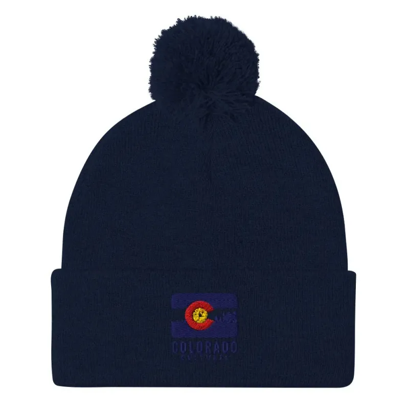 colorado cultures pom pom beanie - image 3