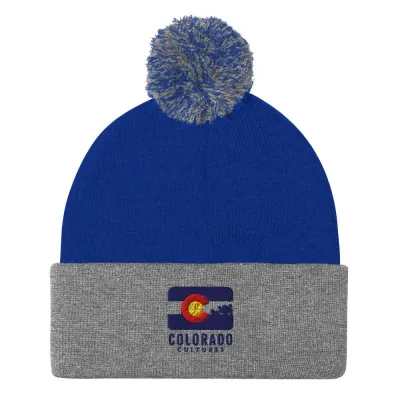 colorado cultures pom pom beanie - image 4