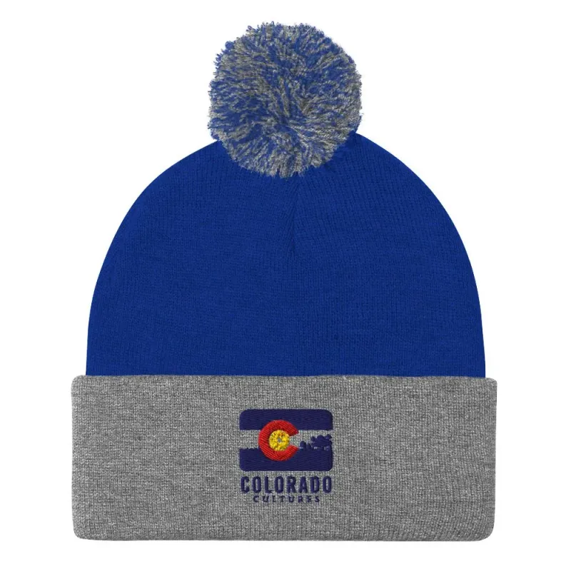 colorado cultures pom pom beanie - image 4