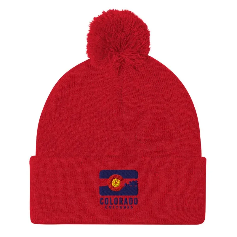 colorado cultures pom pom beanie - image 5