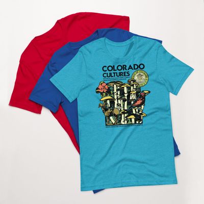 Colorado Cultures State Pride Bright T-Shirts — image 1