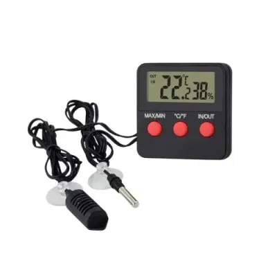 digital hygrometer thermometer for mushroom cultivation - hero image