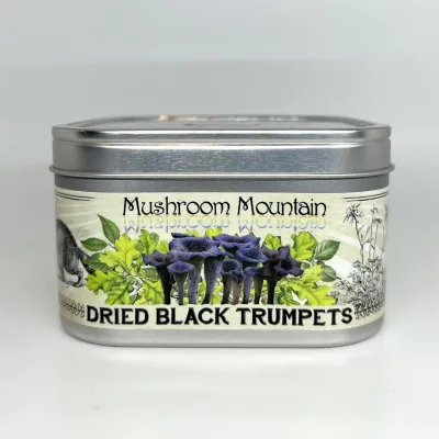 DRIED BLACK TRUMPET MUSHROOMS - Product Image