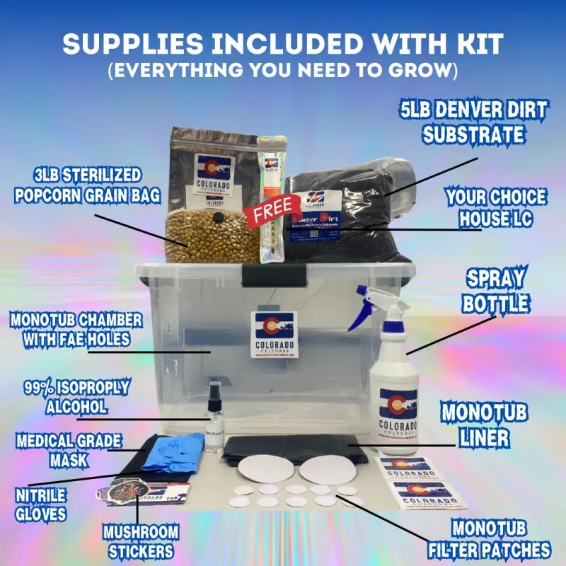 full flush mushroom grow kit - image 2