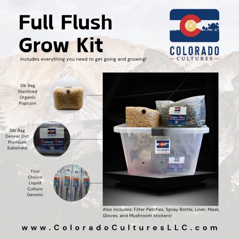 full flush mushroom grow kit - image 3
