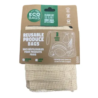 medium eco friendly reusable foraging bags - hero image