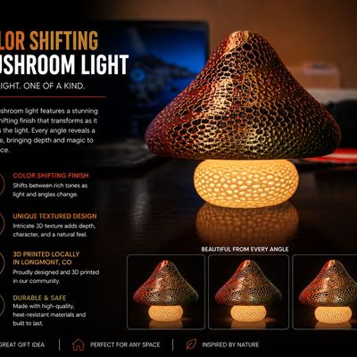 Mini Mushroom LED Lamps — image 4