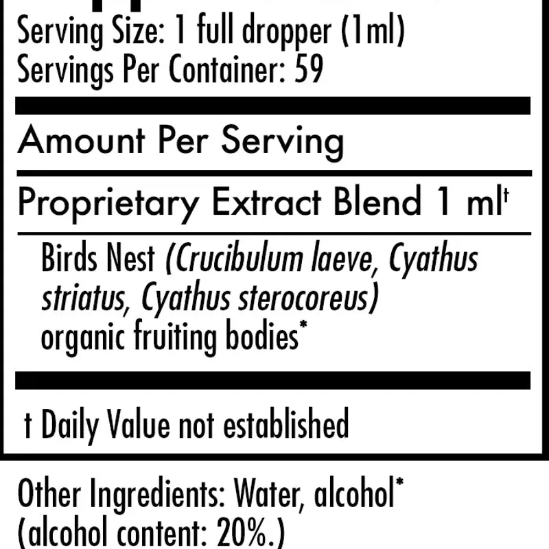 Mycomatrix Bird's Nest Adaptogenic Mushroom Extract - Image 3