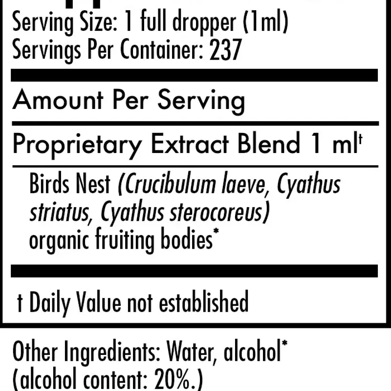 Mycomatrix Bird's Nest Adaptogenic Mushroom Extract - Image 4