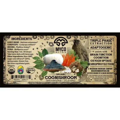 Mycomatrix CogniShroom Adaptogenic Mushroom Extract - Image 3