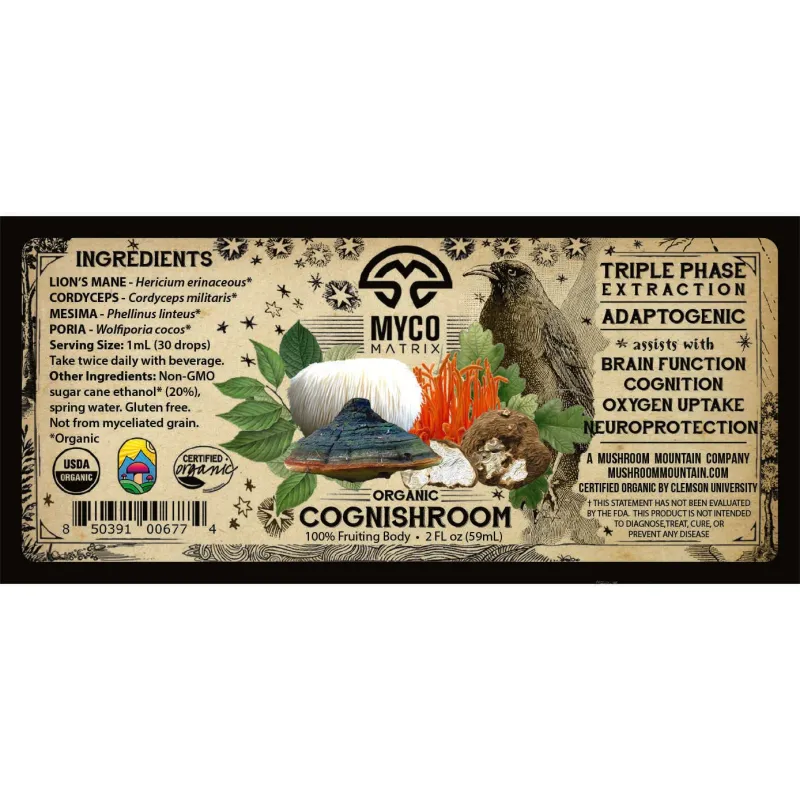 Mycomatrix CogniShroom Adaptogenic Mushroom Extract - Image 3