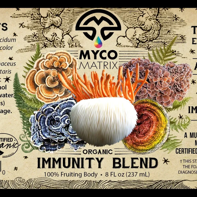 Mycomatrix Immunity Blend Adaptogenic Mushroom Extract - Image 3