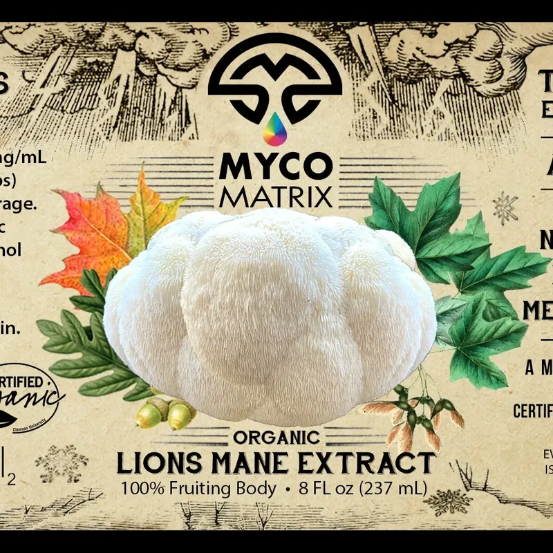 Mycomatrix Lions Mane Adaptogenic Mushroom Extract - Image 3