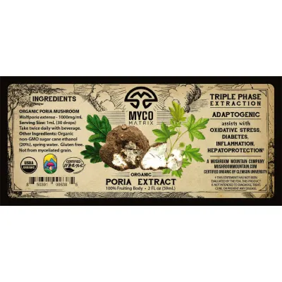 Mycomatrix PORIA Adaptogenic Mushroom Extract - Image 3