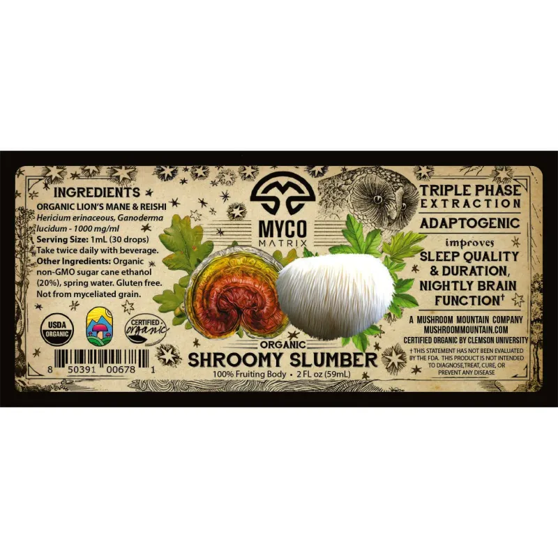 Mycomatrix Shroomy Slumber Adaptogenic Mushroom Extract - Image 4