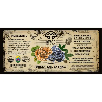 Mycomatrix TURKEY TAIL Adaptogenic Mushroom Extract - Image 3