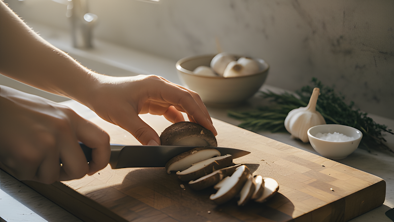 shiitake mushroom — catalog-lifestyle mushroom-only photography