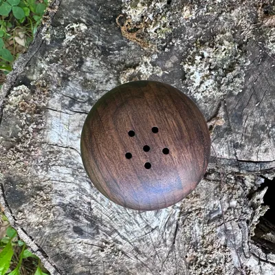 Wooden Mushroom Shaker or Toothpick Holder - Image 4